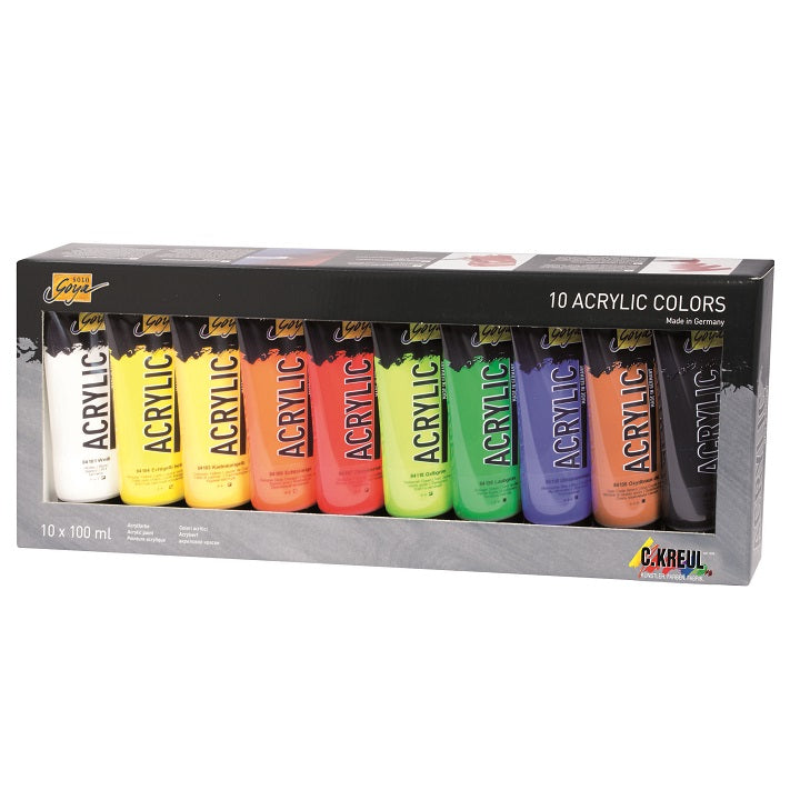 Kreul Solo Goya acrylverfset 10 × 100 ml