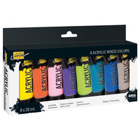 Startset acrylverf met schildersdoek, penselen en ezel – afbeelding 3