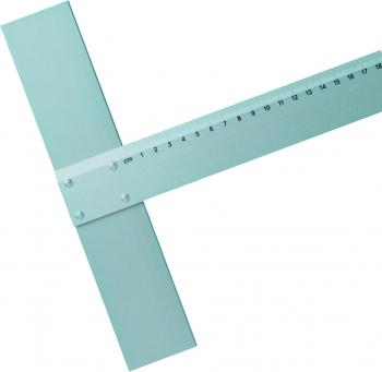 T-liniaal van aluminium LENIAR, 70 cm