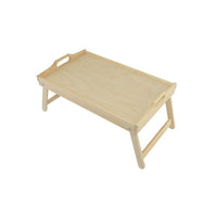 ARTMiE houten dienblad met opklapbare pootjes 50 × 30 × 7 cm