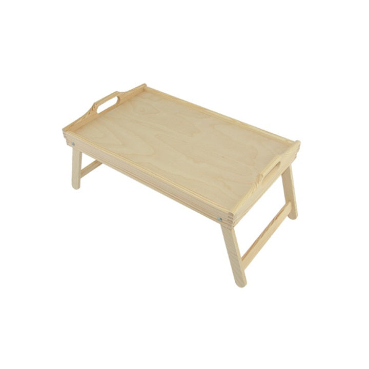 ARTMiE houten dienblad met opklapbare pootjes 50 × 30 × 7 cm