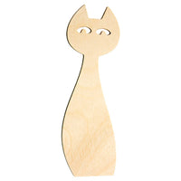 Houten boekenlegger kat ARTMiE 5 × 16 cm
