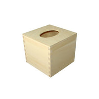 Houten servettendoosje vierkant ARTMiE 13,6 × 13,2 × 13,2 cm