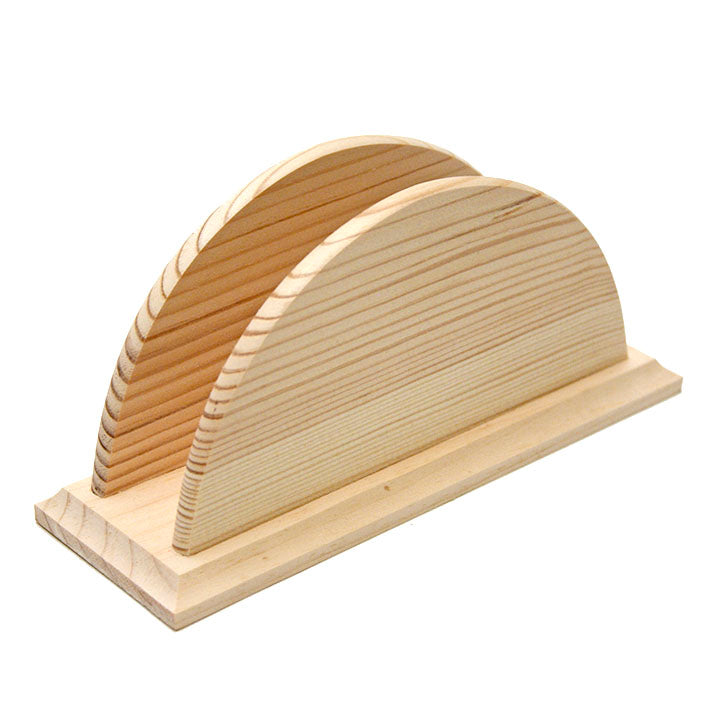 ARTMiE houten servettenhouder voor decoupage, 15,5 × 5,3 × 8 cm