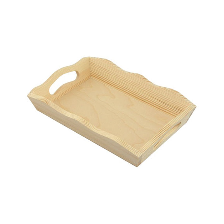 ARTMiE houten dienblad 29 × 20 × 4,5 cm, onbehandeld