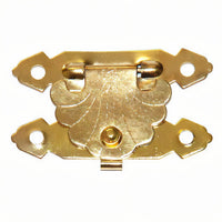 Metalen sluiting goud/messing, 3,8 × 2,4 cm