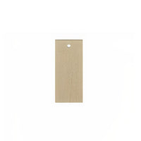 ARTMiE houten hanger rechthoek 3,5 × 1,5 cm, multiplex 3 mm