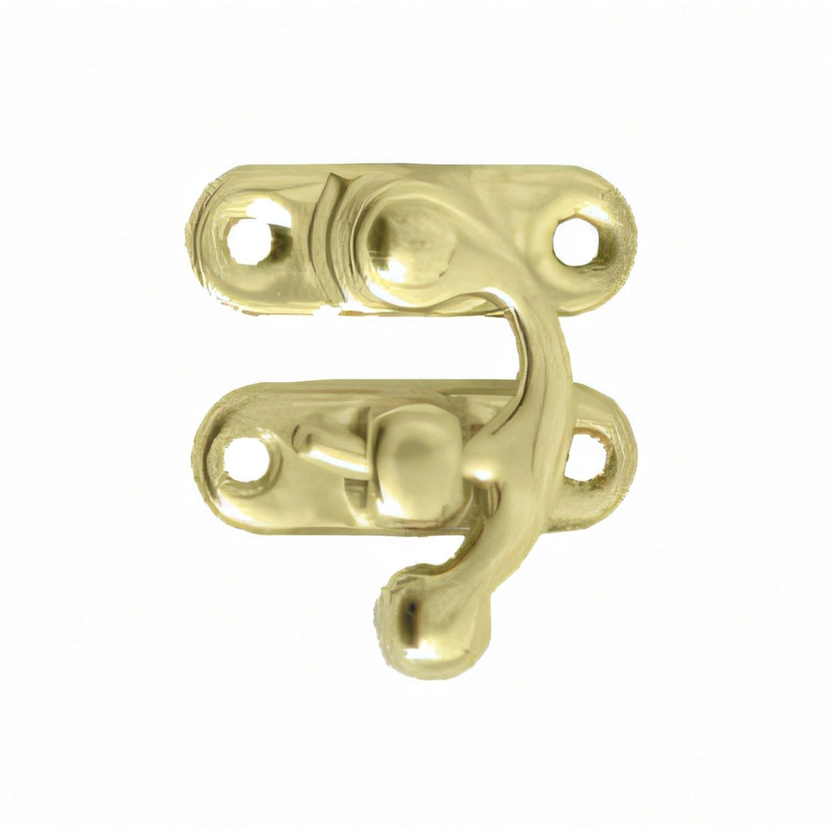 Metalen sluiting goud/messing, 2,9 × 3,2 cm