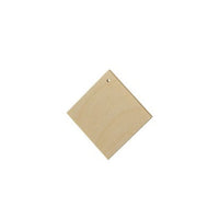 ARTMiE houten hanger vierkant 2 × 2 cm, multiplex 2 mm