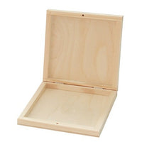 Houten sieradenkistje van lindehout ARTMiE 14,8 × 14,8 cm