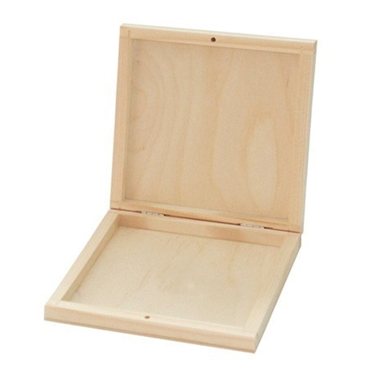 Houten sieradenkistje van lindehout ARTMiE 14,8 × 14,8 cm