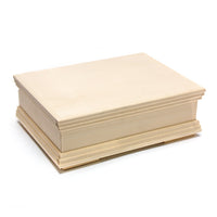 Houten sieradenkistje middelgroot 16,8 × 12,5 × 6 cm