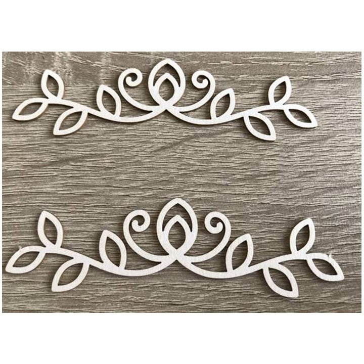 ARTMiE houten takjes, 2 stuks – lasergesneden