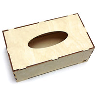 Houten doosje in 6 delen, 26,5 × 14,5 × 10,7 cm