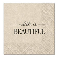 Decoupageservet Beautiful Life 25 × 25 cm