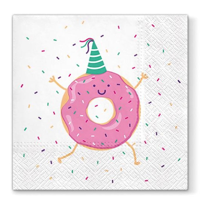 Geurend decoupageservet donut ARTMiE – 1 stuk, 33 × 33 cm