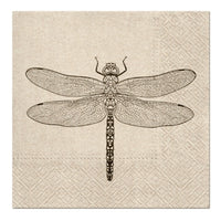 Decoupageservet Dragonfly 33 × 33 cm