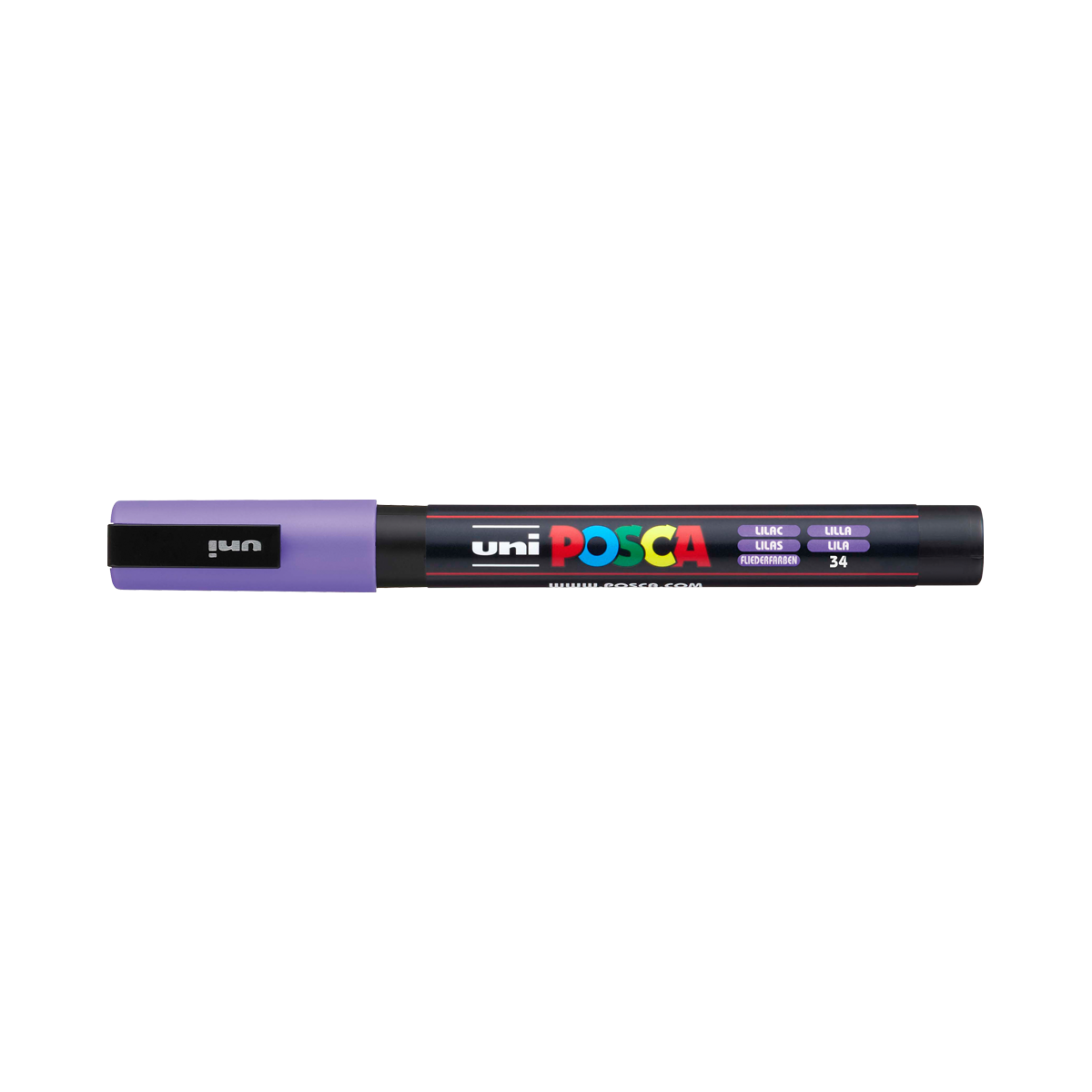 Posca verfstift PC-3M 0,9–1,3 mm, lila (34) – afbeelding 2