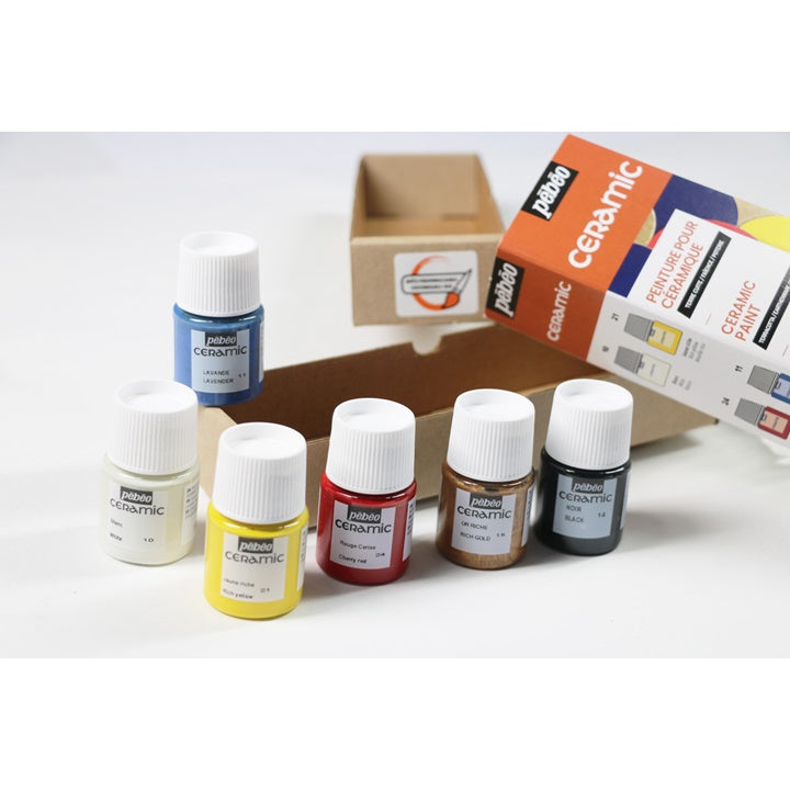 Pébéo Ceramic keramiekverf, set 6 × 20 ml – afbeelding 2