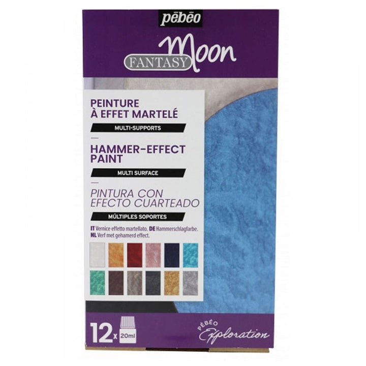 Pébéo Fantasy Moon Hammer-effect effectverf, set 12 × 20 ml