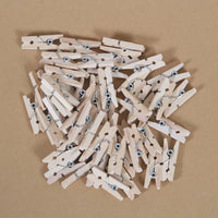 Pentart houten knijpers 2,5 cm – 20 stuks