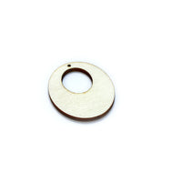 Pentart houten sieradenbasis ovaal – 4 × 4,5 cm