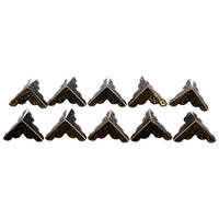 Pentart metalen sierhoekjes 2 × 2 cm, 10 stuks