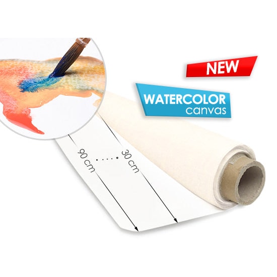 Phoenix schildersdoek voor aquarel op rol, 2,1 × 10 m