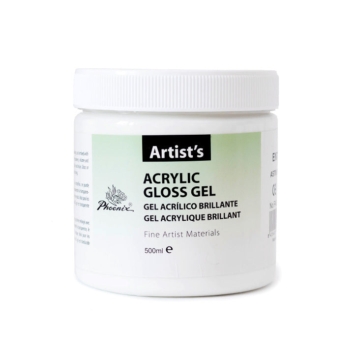 Phoenix acrylgelmedium glanzend 500 ml