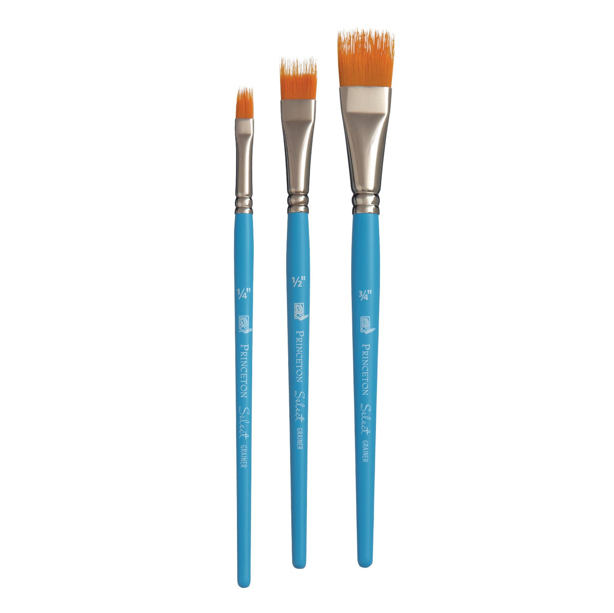 Princeton Select Grainer penseel, synthetisch, korte steel – afbeelding 5