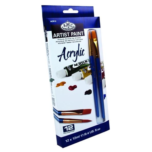Royal & Langnickel ARTIST Paint acrylverfset 12 × 12 ml