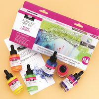 Royal & Langnickel acrylinkt neon set 6 × 30 ml – afbeelding 6