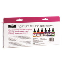 Royal & Langnickel acrylinkt neon set 6 × 30 ml – afbeelding 7