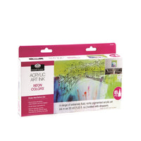 Royal & Langnickel acrylinkt neon set 6 × 30 ml