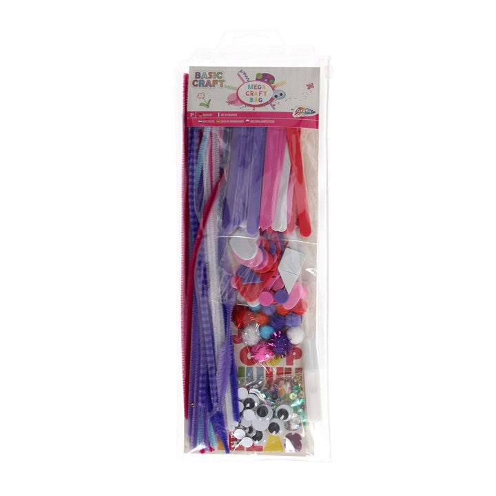 Grafix Megacraft Bag knutselset roze, 250 delen