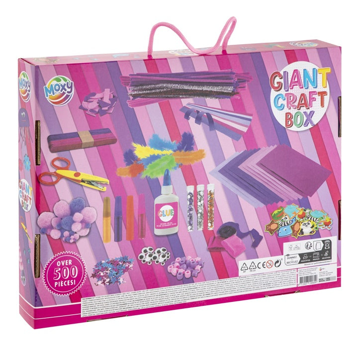 Giant Craft Box knutselset, 500 delen, roze – afbeelding 2