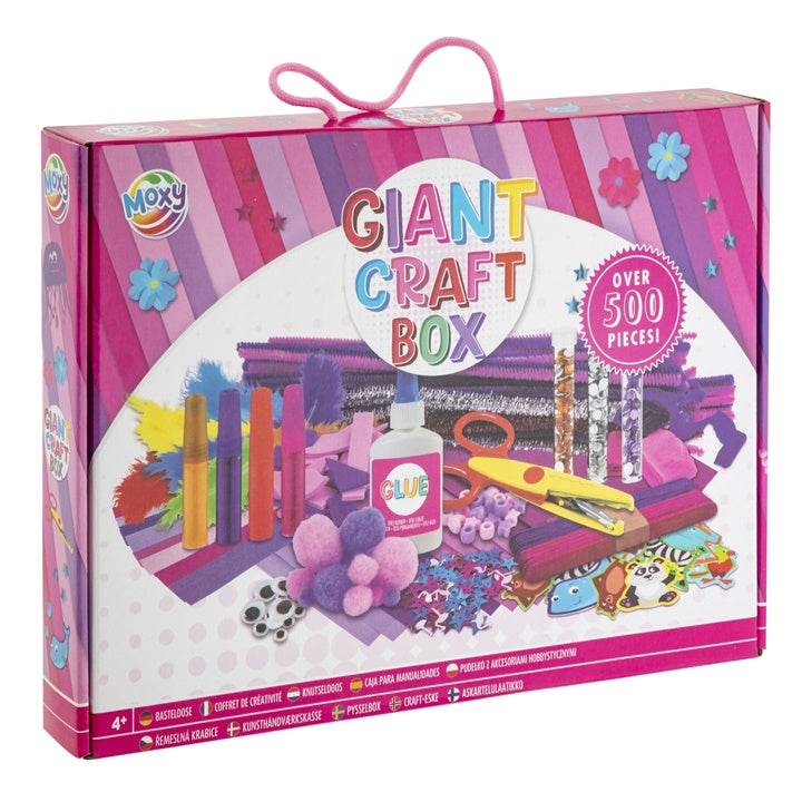 Giant Craft Box knutselset, 500 delen, roze