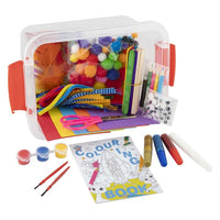 Knutselset Craft Box, 230+ delen in opbergbox