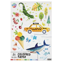 Gekleurd papier A4, lichte en pastelkleuren, 80 g/m²