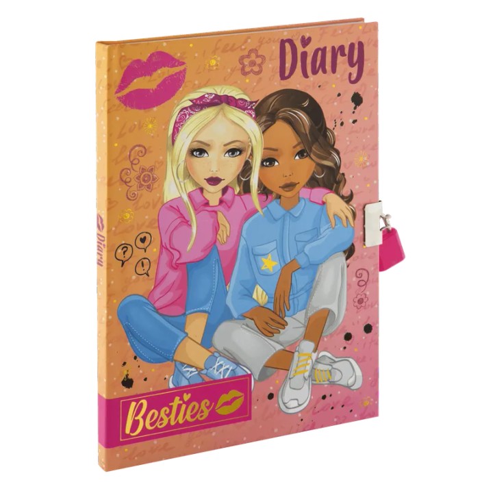 Dagboek met slot BESTIES A5, 60 vel