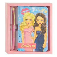 Besties notitieboek met harde kaft en balpen, gelinieerd – afbeelding 2