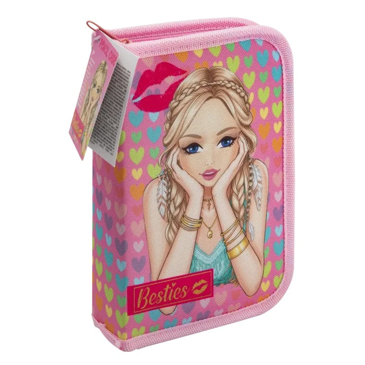Besties gevuld etui 28-delig – polyester met rits