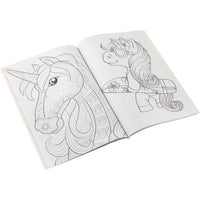 GRAFIX eenhoorn kleur- en activiteitenboek A4, 64 pagina’s – afbeelding 3