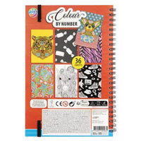Kleurboek kleuren op nummer, 36 vellen met 12 kleuren, 23 × 16 cm – afbeelding 3