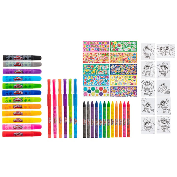Play-Doh tekenset voor kinderen, 50-delig – afbeelding 2