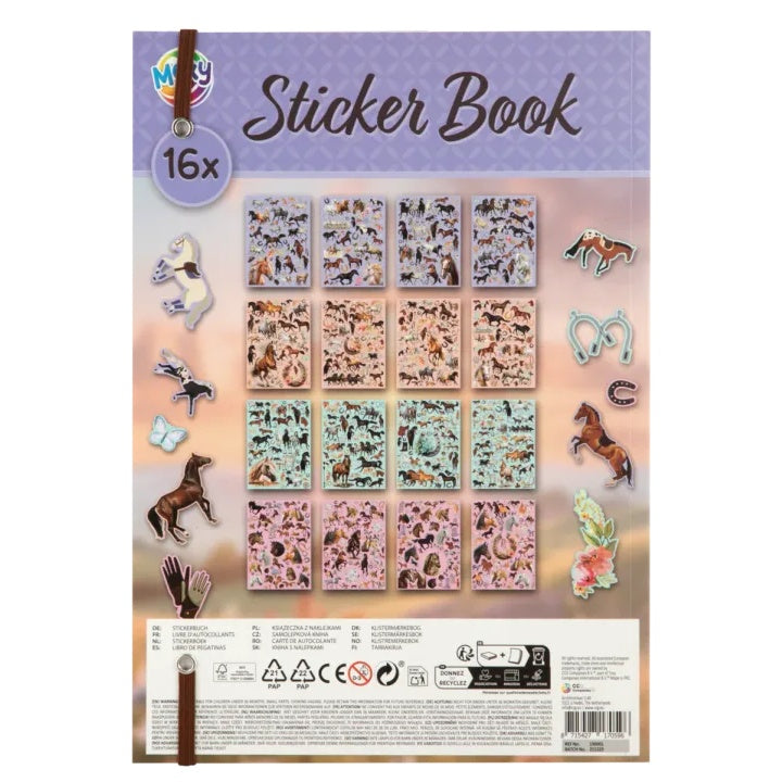 RMS stickerboek paarden A4 met 900+ stickers – afbeelding 2