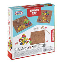 Hammer Tap hamerspel met houten vormen, 74-delig – afbeelding 2