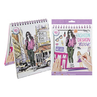 Fashion Design Book modeschetsboek – 36 vel met sjablonen – afbeelding 4