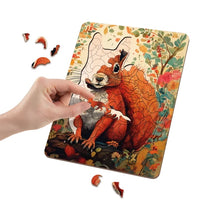 Moxy houten puzzel eekhoorn, 130 stukjes – afbeelding 2