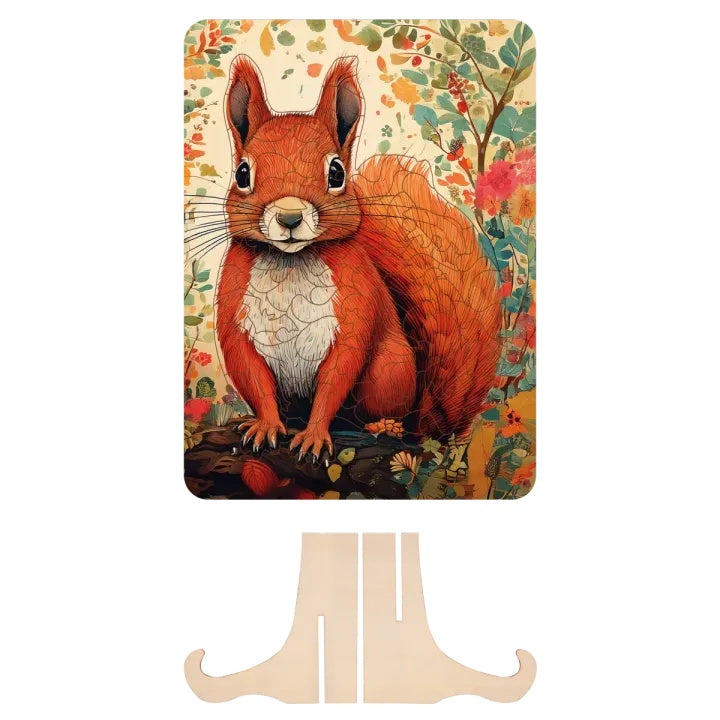 Moxy houten puzzel eekhoorn, 130 stukjes – afbeelding 4